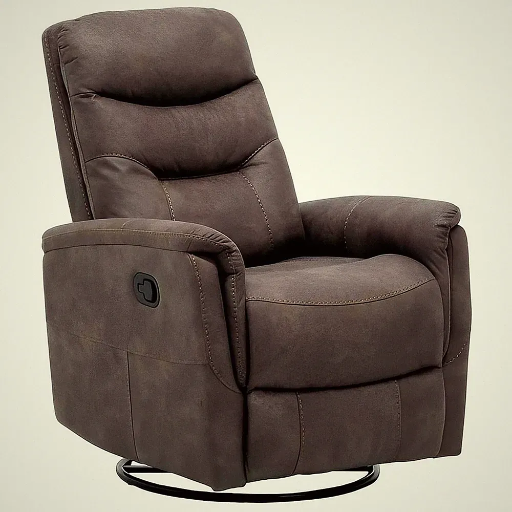 Tawny Faux Leather Accent Chair, Motion Glider, Swivel, Recliner (2-Pack)